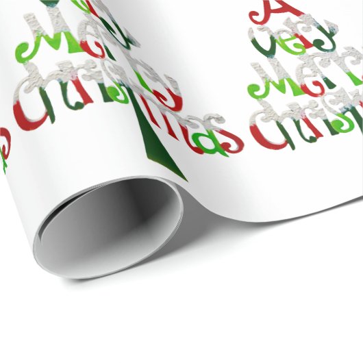 Heel prettige kerstboom cadeaupapier (Rol Hoek)