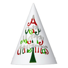 Heel prettige kerstboom feesthoedjes