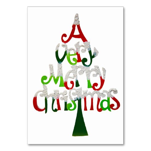 Heel prettige kerstboom kaart (Achterkant)