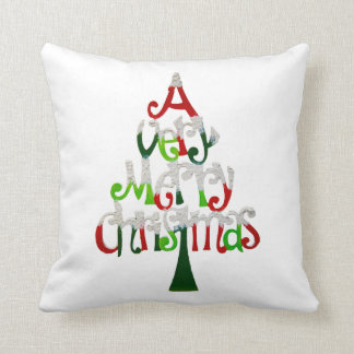 Heel prettige kerstboom kussen