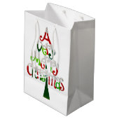 Heel prettige kerstboom medium cadeauzakje (Achterkant Gekanteld)