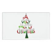 Heel prettige kerstboom naambadge (Voorkant)
