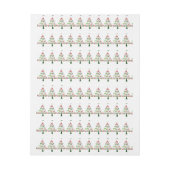 Heel prettige kerstboom omwikkelbaar adreslabel (Vel)