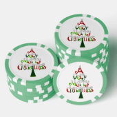 Heel prettige kerstboom pokerchips (Opstapeling)