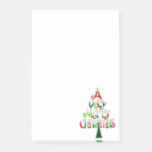 Heel prettige kerstboom post-it® notes (Voorkant)