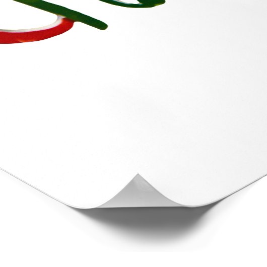 Heel prettige kerstboom poster (Hoek)