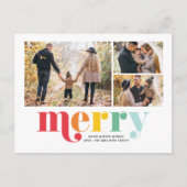 Heel prettige kerstgalerij met 3 foto's feestdagenkaart (Voorkant)