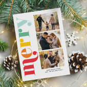 Heel prettige kerstgalerij met 3 foto's feestdagenkaart