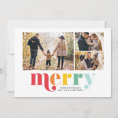 Heel prettige kerstgalerij met 3 foto's feestdagenkaart (Voorkant)