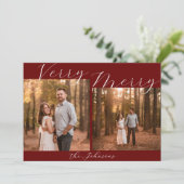 Heel prettige kerstKaart (Staand voorkant)