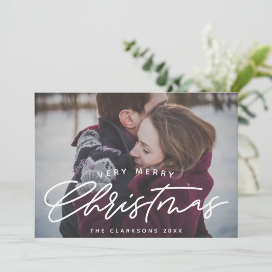 Heel prettige kerstKaart (Staand voorkant)