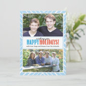 Heel prettige kerstwieken x2 feestdagenkaart (Staand voorkant)