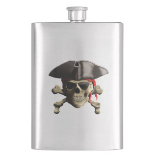 Heel Roger Pirate Skull Flacon
