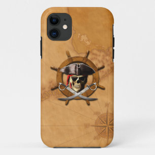 Heel Roger Pirate Wheel iPhone 11 Hoesje