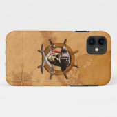 Heel Roger Pirate Wheel Case-Mate iPhone Case (Achterkant (horizontaal))