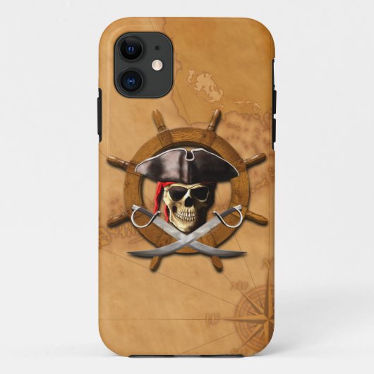 Heel Roger Pirate Wheel Case-Mate iPhone Case (Achterkant)