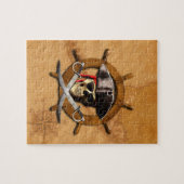 Heel Roger Pirate Wheel Legpuzzel (Horizontaal)