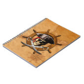 Heel Roger Pirate Wheel Notitieboek (Linkerzijde)