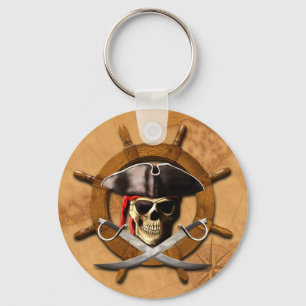 Heel Roger Pirate Wheel Sleutelhanger