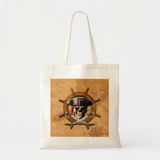 Heel Roger Pirate Wheel Tote Bag (Voorkant)