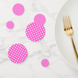 Heel Roze & Witte Stippen Stip Feestje Confetti