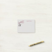 Heel Schattige Kat en Kersenbloesem Post-it Briefj Post-it® Notes (Op bureau)
