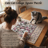 Heel Schattige Katten Collage Legpuzzel
