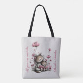 Heel Schattige Katten Leraren Tote Bag (Achterkant)
