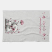Heel Schattige Katten Miauw Keukenhanddoek (Horizontaal)