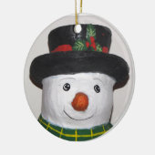 Heel Schattige Sneeuwman Ornament (Links)