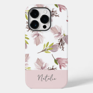 Heel schattige vrouwelijke gepersonaliseerde flora Case-Mate iPhone 14 pro hoesje