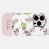 Heel schattige vrouwelijke gepersonaliseerde flora Case-Mate iPhone case (Achterkant (horizontaal))