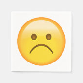 Heel triest - Emoji Servet (Voorkant)