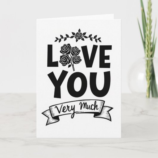 Heel Veel Liefde Kaart (Voorkant)