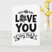 Heel Veel Liefde Kaart (Gele Bloem)