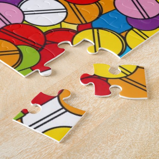 Heel veel pillen legpuzzel (Zijkant)