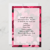 Heel veel roze harten, een klauwhuis kaart (Achterkant)