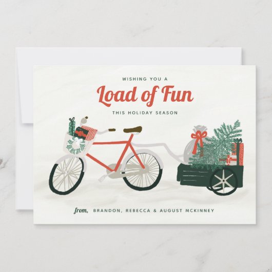 Heel veel vakantiepret feestdagenkaart (Voorkant)