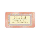 Heel Vintage Retouradresstickers Etiket (Voorkant)
