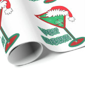 Heel vriendelijk! KerstMartini-werkpapier Cadeaupapier (Rol Hoek)