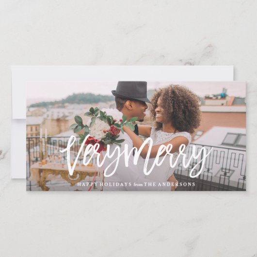 Heel vrolijk feestdagenkaart (Voorkant)