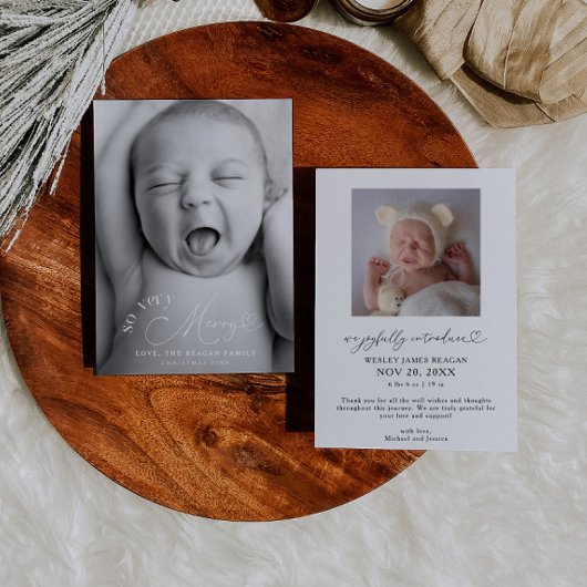 Heel vrolijk kerstfeest dus aankondiging