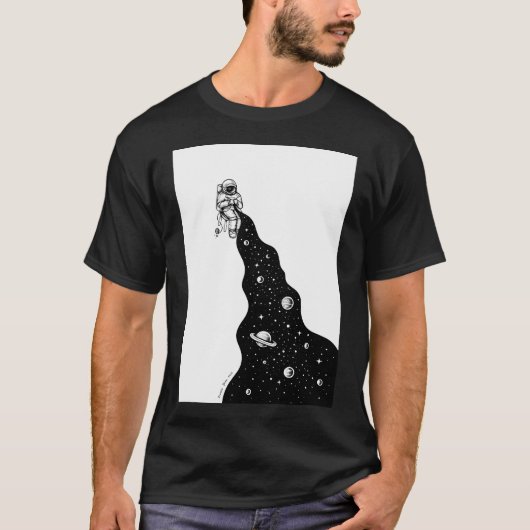 Heelal is Geweven T-shirt (Voorkant)