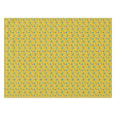 heelal met gele retro-stippen tafelkleed (Voorkant (Horizontaal))