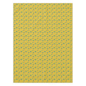 heelal met gele retro-stippen tafelkleed (Voorkant)
