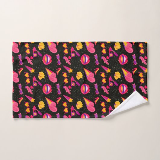 heelal roze handdoek (Handdoek)