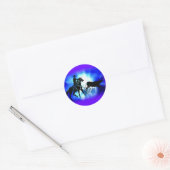Heeler 101 ronde sticker (Envelop)