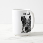 Heeler Blue Heeler Dog Koffiemok (Voorkant rechts)