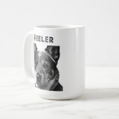 Heeler Blue Heeler Hond Koffiemok (Voorkant links)