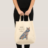 Heeler Cattle Dog hier hou mijn Treat vast Tote Bag (Voorkant (product))
